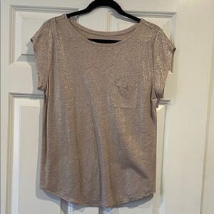 Shimmering rose gold Women's Top